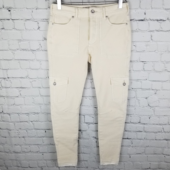 FREE PEOPLE | released hem cargo utility jeans - Picture 2 of 10